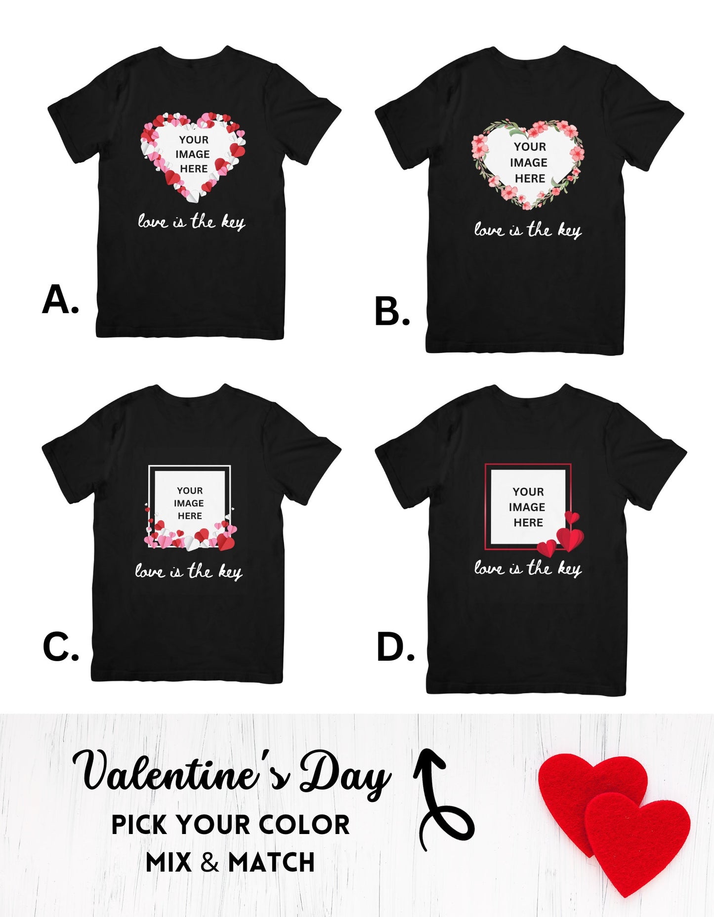 Custom Couple Picture Shirts