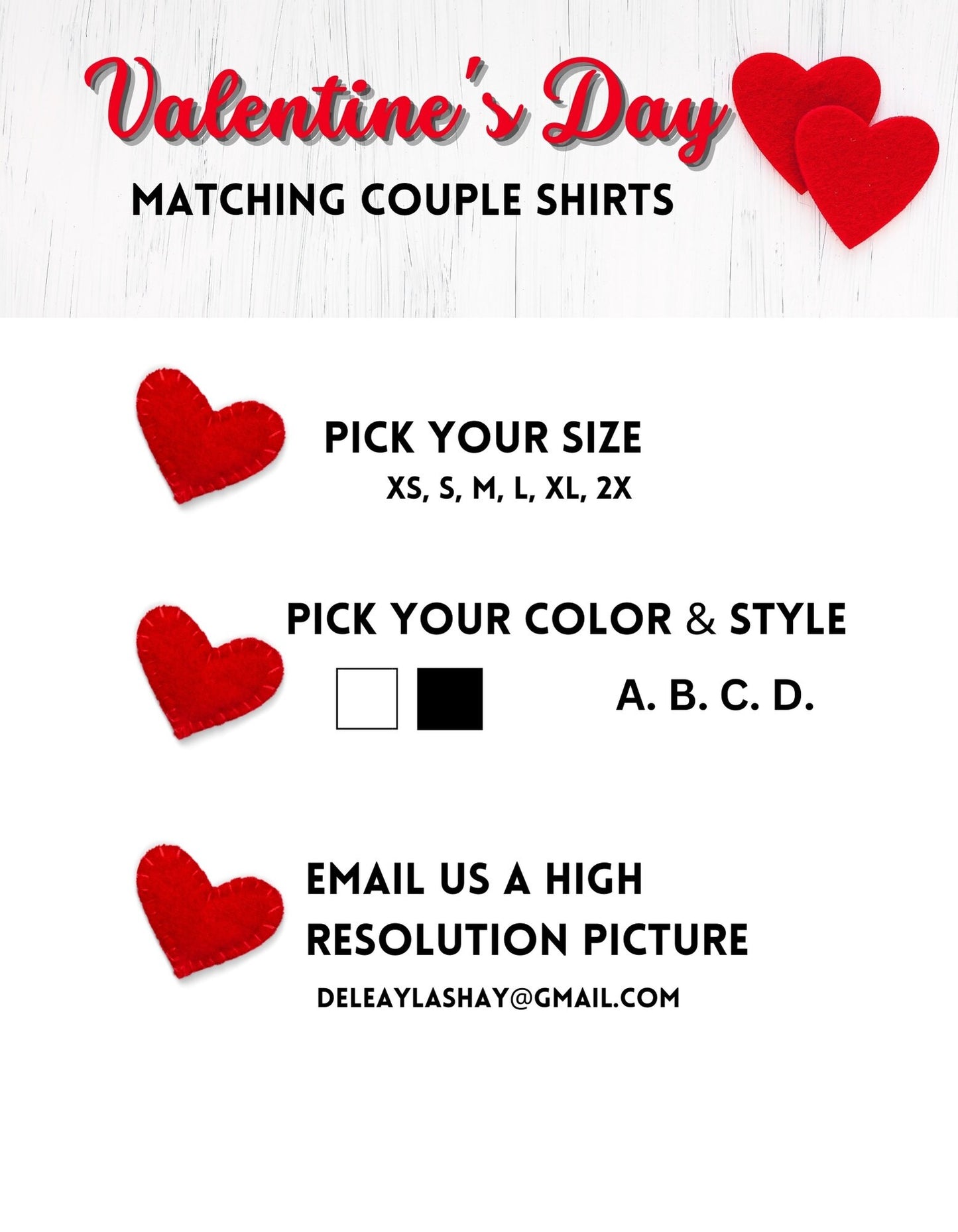 Custom Couple Picture Shirts